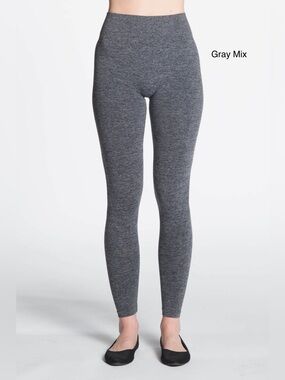 Fleece Lined-The Perfect Fit Legging by DKR & Co.-Gray Mix